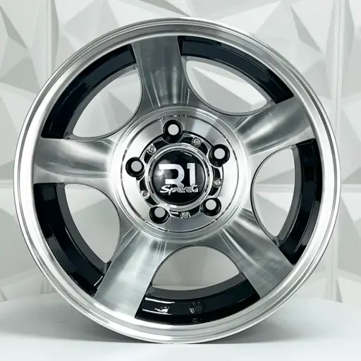 [151556] RIN 15X12 5-114.3 R1 SPORT 693 BLACK MACHINE FACE ET-75 CB73.1